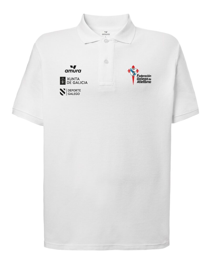 Polo FGA Heritage MC blanco masc