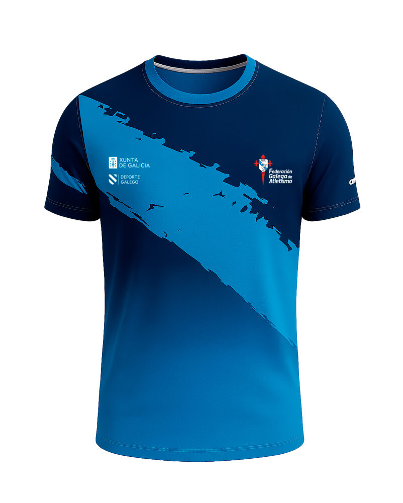 Camiseta FGA MC S500 azul masc